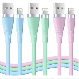 3 Pack iPhone 6ft Charger